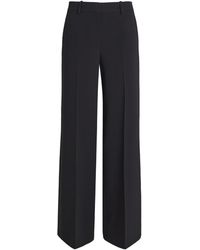 Theory - Stretch Wide-Leg Tailored Trousers - Lyst