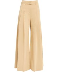 ME+EM - Me+em Cotton High-rise Pleated Trousers - Lyst
