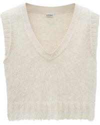 Loewe - Wool-Blend Slim Sweater Vest - Lyst