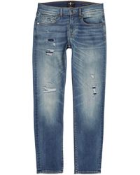 7 For All Mankind - Slimmy Tapered Jeans - Lyst