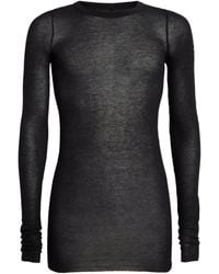 Rick Owens - Rib Ls Long-Sleeve T-Shirt - Lyst