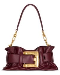 Balmain - Mini Leather Anthem Shoulder Bag - Lyst