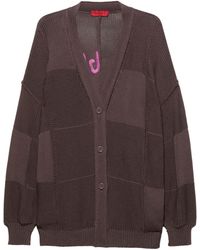 MAX&Co. - Cotton Slogan Longline Cardigan - Lyst