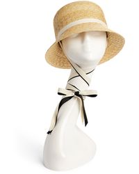 Eliurpi - Straw Ribbon Bucket Hat - Lyst