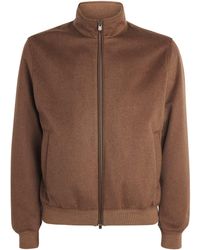 Agnona - Cashmere High-Neck Bomber Jacket - Lyst