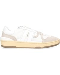 Lanvin - Leather Clay Low-top Sneakers - Lyst