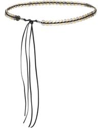 Sandro - Leather Jewellery Belt - Lyst