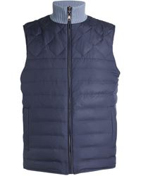 FIORONI CASHMERE - Reversible Quilted Gilet - Lyst