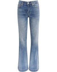 7 For All Mankind - Dojo Slim Illusion Flared Jeans - Lyst