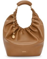 Loewe - Medium Leather Squeeze Top-handle Bag - Lyst