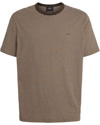 A.P.C. - Organic Cotton Josh T-Shirt - Lyst