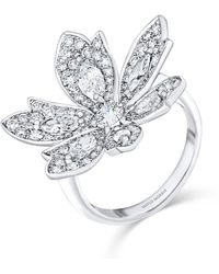 David Morris - And Diamond Palm Flower Ring - Lyst