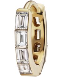 Maria Tash - Invisible Baguette Diamond Single Earring (6.5mm) - Lyst