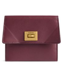 Balenciaga - Calfskin Rodeo Card Holder - Lyst