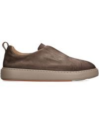 Santoni - Leather Clean Icon Victory Sneakers - Lyst
