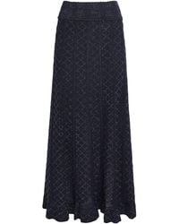 Sandro - Knitted Embellished Maxi Skirt - Lyst