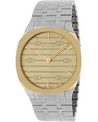 Gucci - Gold-plated Steel 25h Watch 38mm - Lyst