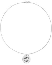 Monica Vinader - Sterling Pisces Zodiac Necklace - Lyst