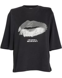 Isabel Marant - Organic Cotton Ben T-shirt - Lyst