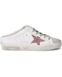 Golden Goose - Glitter Super-Star Sabot Sneakers - Lyst