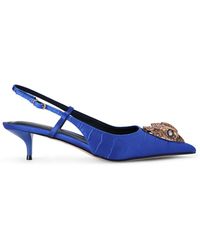 Kurt Geiger - Satin Belsize Slingbacks - Lyst