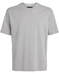 Vince - Cotton Peached Face Jersey T-Shirt - Lyst