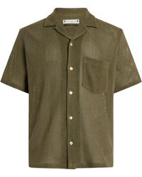 AllSaints - Cotton Sortie Shirt - Lyst