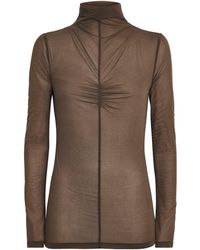 Camilla & Marc - Mesh Jersey Long-Sleeve Novel Top - Lyst