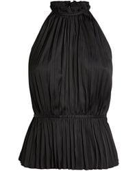 Maje - Sleeveless Pleated Top - Lyst