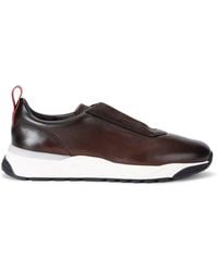 Santoni - Leather Innova Sneakers - Lyst