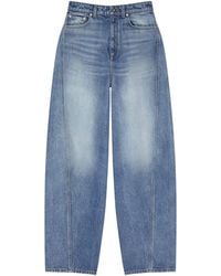 Givenchy - Faded Cocoon Wide-Leg Jeans - Lyst