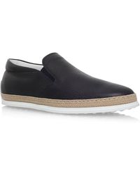 Tod's - Raffia Skate Shoes - Lyst