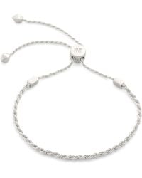 Monica Vinader - Sterling Corda Chain Friendship Bracelet - Lyst