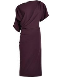 Wolford - Fluid Drape Midi Dress - Lyst