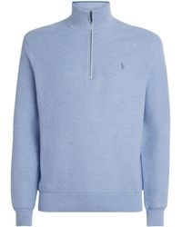 Polo Ralph Lauren - Cotton Quarter-Zip Sweatshirt - Lyst
