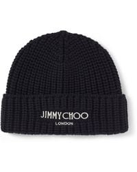 Jimmy Choo - Yuki Virgin Wool Beanie - Lyst