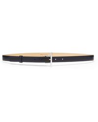 McQueen - Leather T-Bar Belt - Lyst
