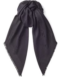 Jimmy Choo - Silk-Wool Emani Scarf - Lyst