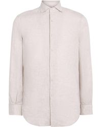 Pal Zileri - Linen Jacquard Shirt - Lyst