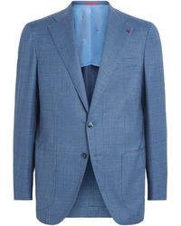 Isaia - Wool Single-Breasted Blazer - Lyst