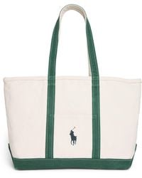 Polo Ralph Lauren - Cotton Canvas Polo Pony Tote Bag - Lyst