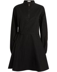 Moncler - Quarter-zip Mini Dress - Lyst