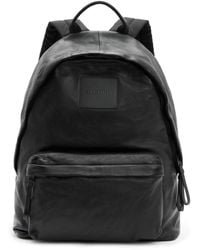 AllSaints - Logo-patch Carabiner Backpack - Lyst