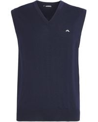 J.Lindeberg - Merino Wool Liam Sweater Vest - Lyst