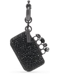McQueen - Embellished Knuckle Clutch Charm - Lyst