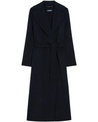 Max Mara - Virgin Wool Poldo Wrap Coat - Lyst