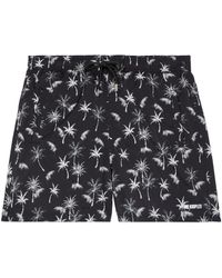 The Kooples - Palm Tree Swim Shorts - Lyst