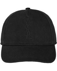 Saint Laurent - Cassandre Logo Cap - Lyst