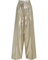 Sa Su Phi - Silk-Blend Bogart Wide-Leg Trousers - Lyst