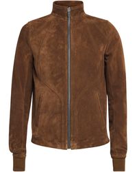 Rick Owens - Suede Jacket - Lyst